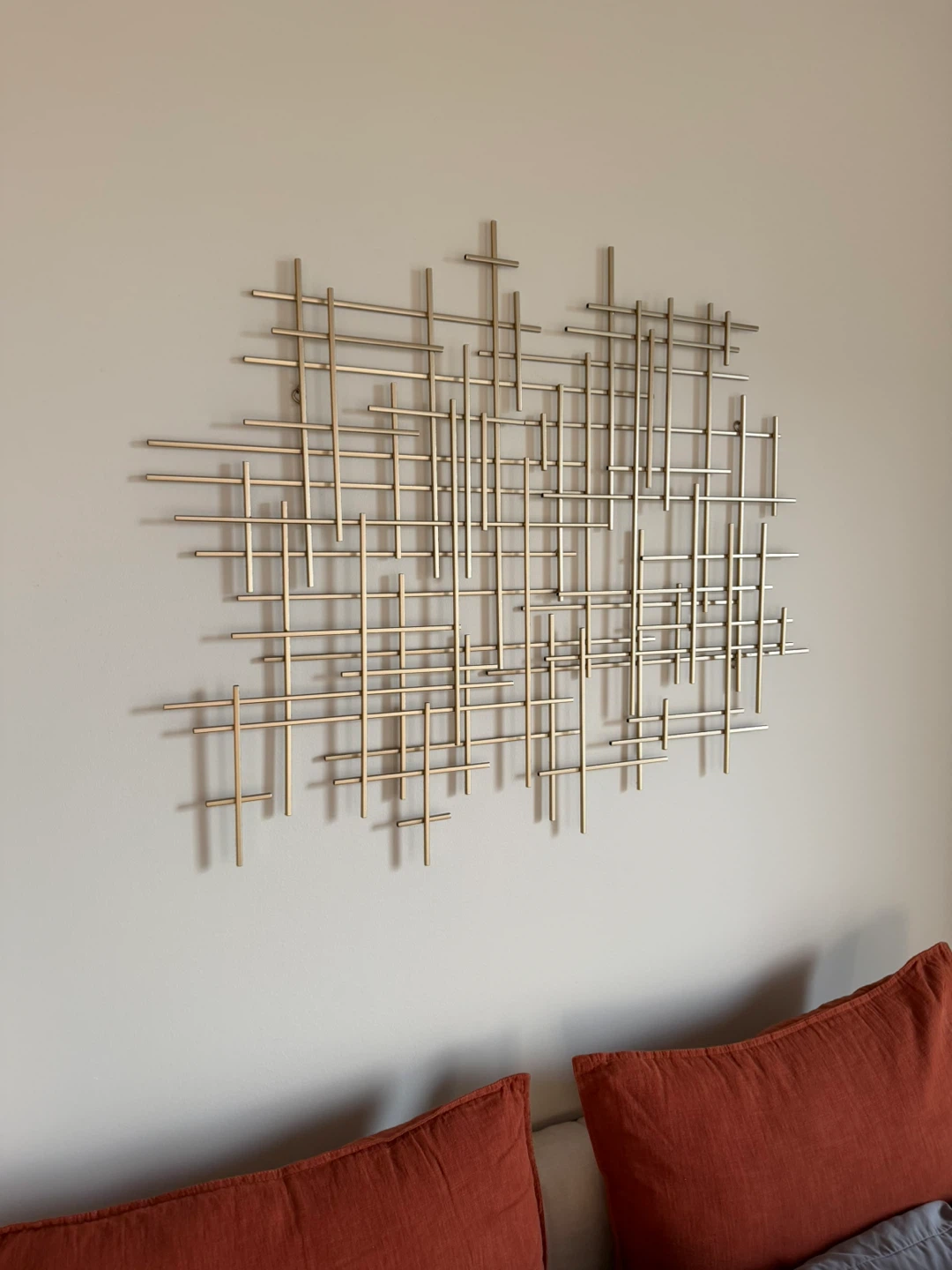 Gold Metal Wall Art
