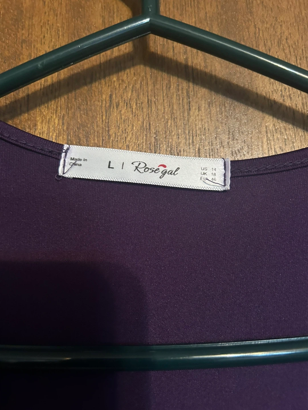Purple Wrap Dress with Embellished Waist - photo 4