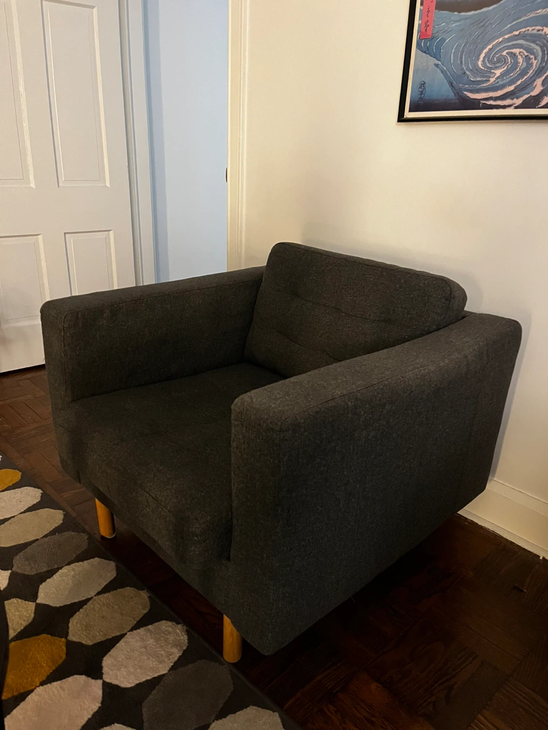 IKEA Morabo Armchair Dark Gray