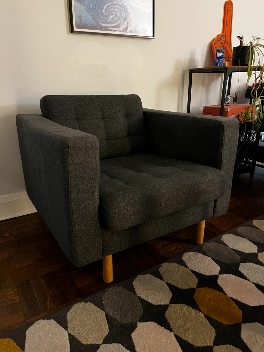 IKEA Morabo Armchair Dark Gray - photo 2