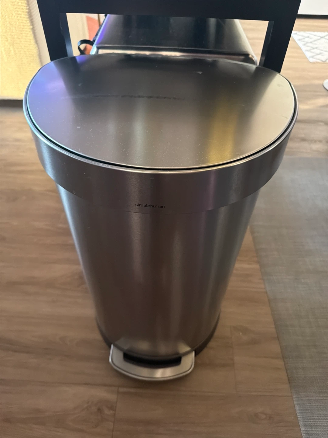 Simplehuman Stainless Steel Trash Can 45L - photo 3