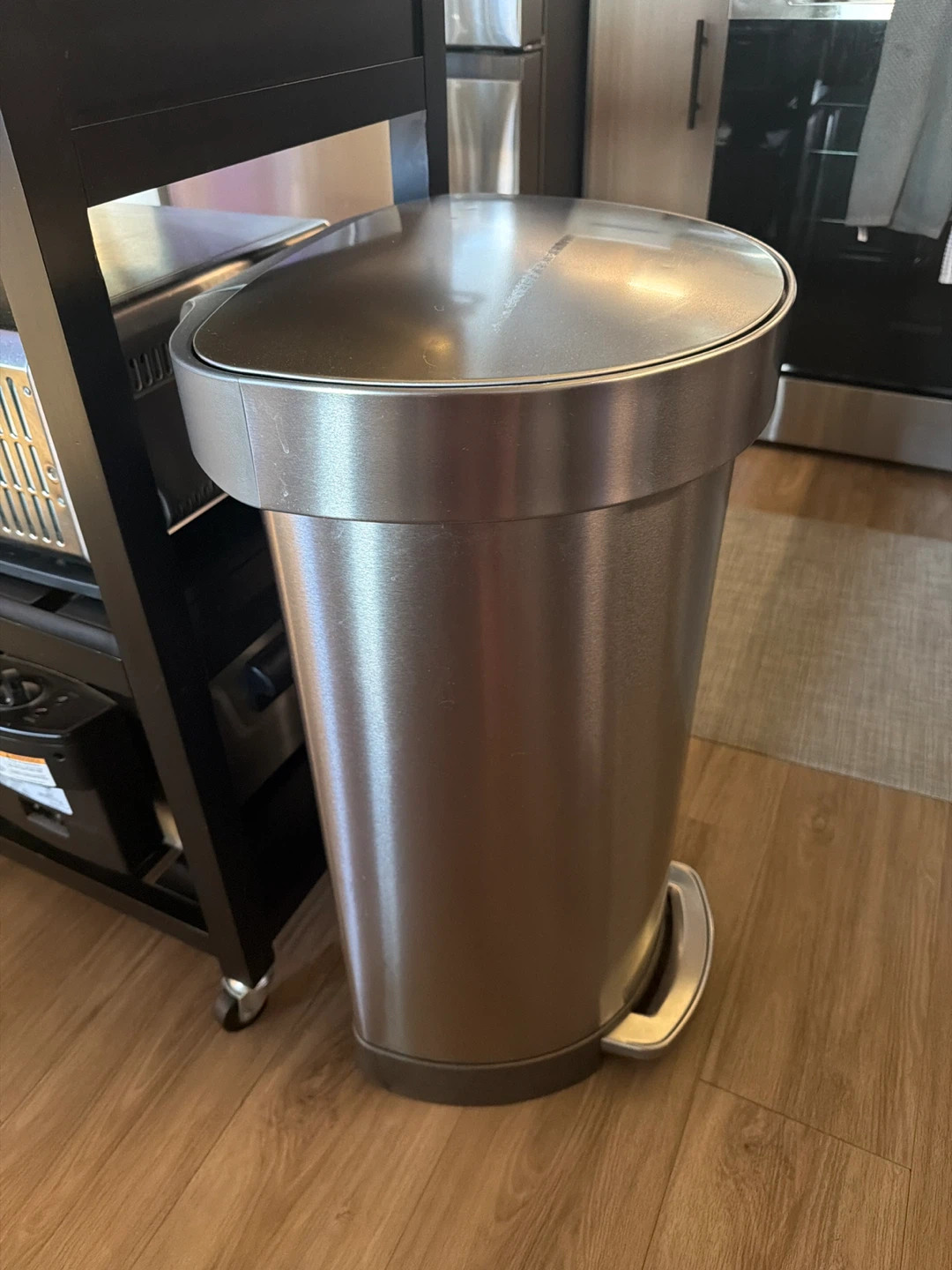 Simplehuman Stainless Steel Trash Can 45L - photo 4