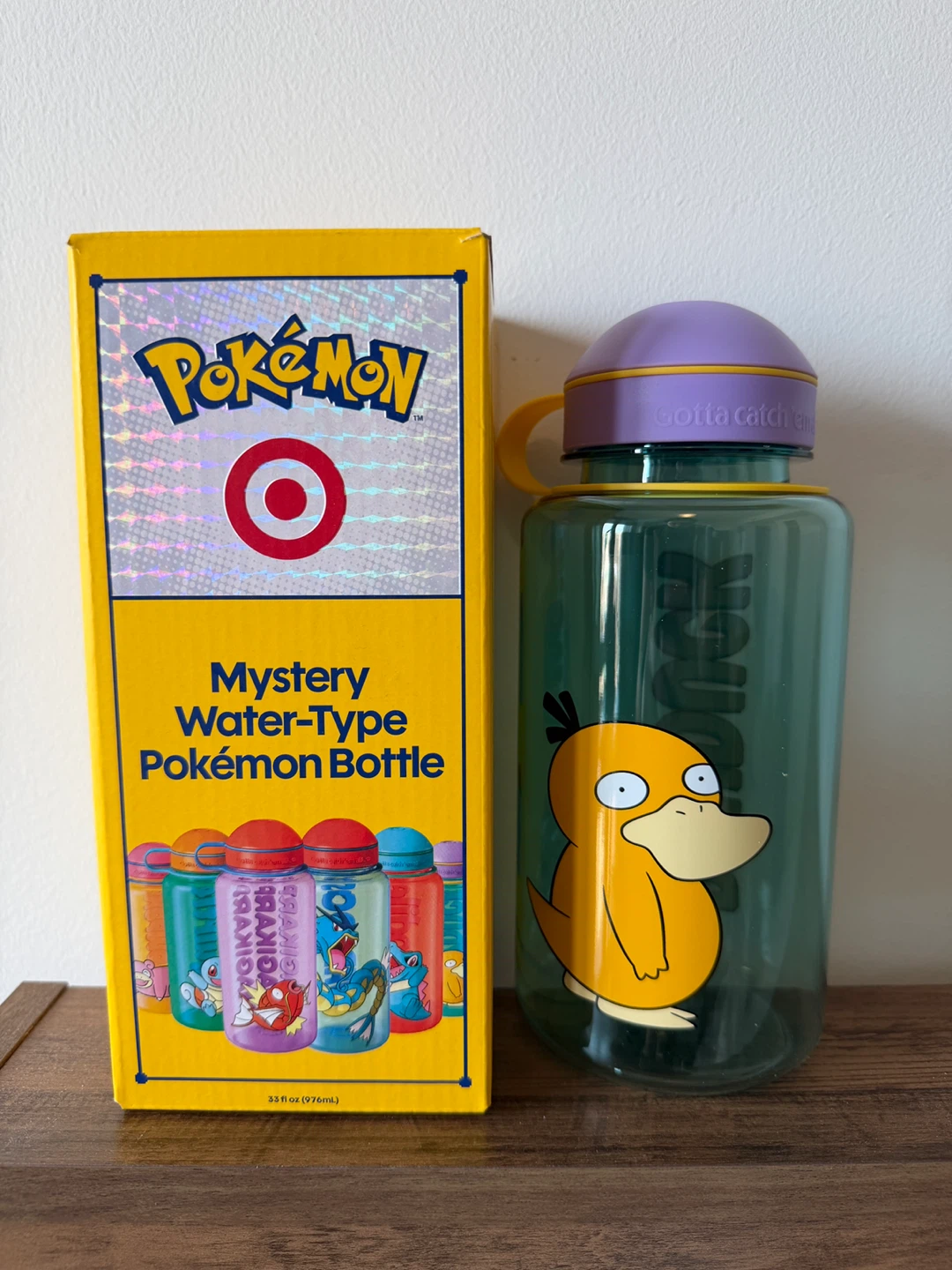 Pokemon x Target Mystery Water Type Pokemon Bottle Psyduck NEW