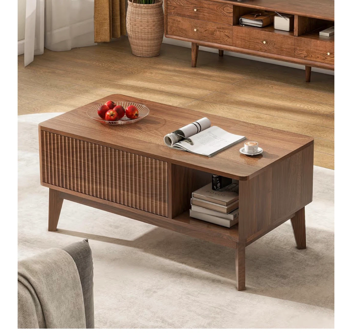 Lift Top Coffee Table with Storage - photo 5