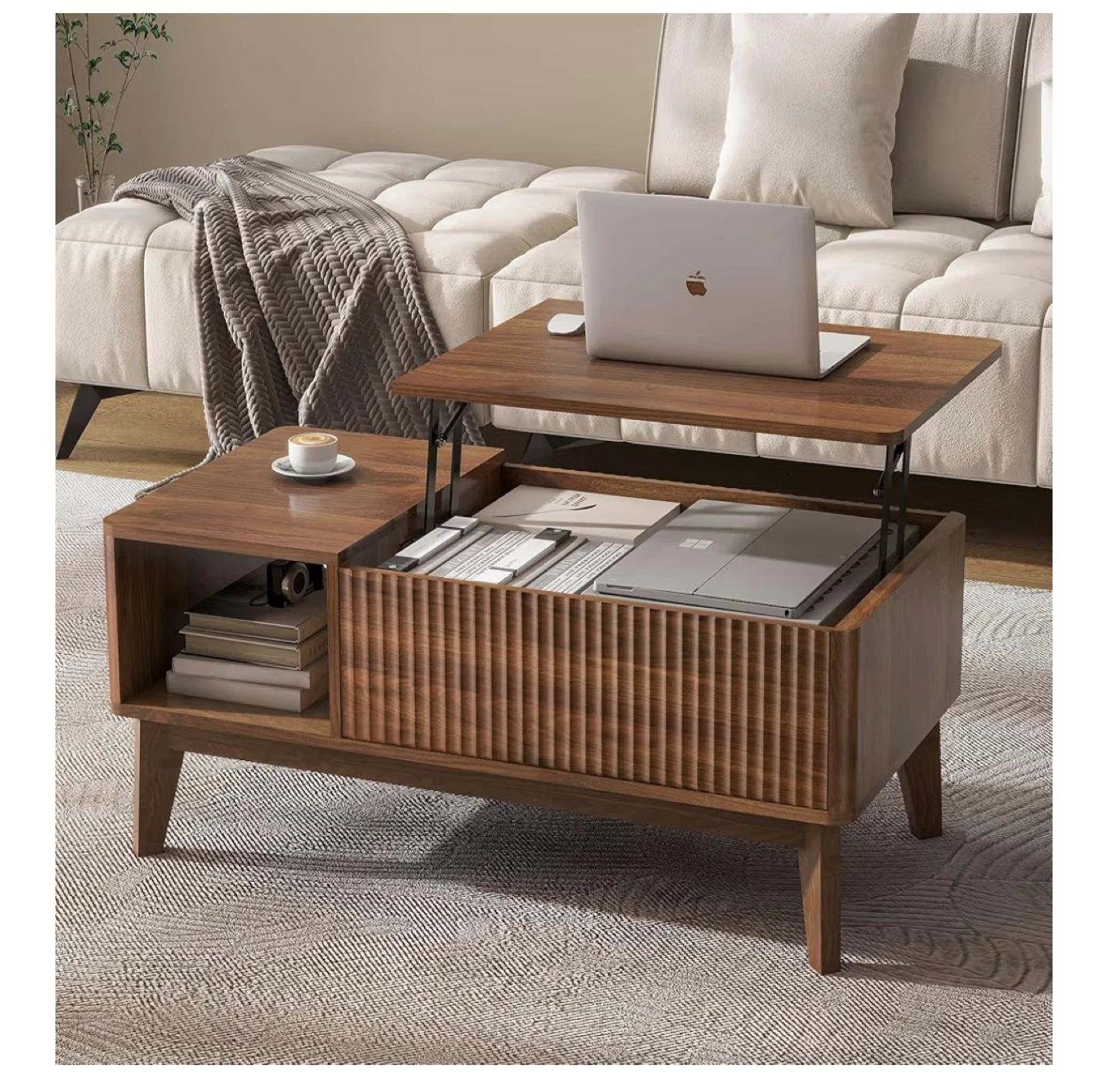 Lift Top Coffee Table with Storage