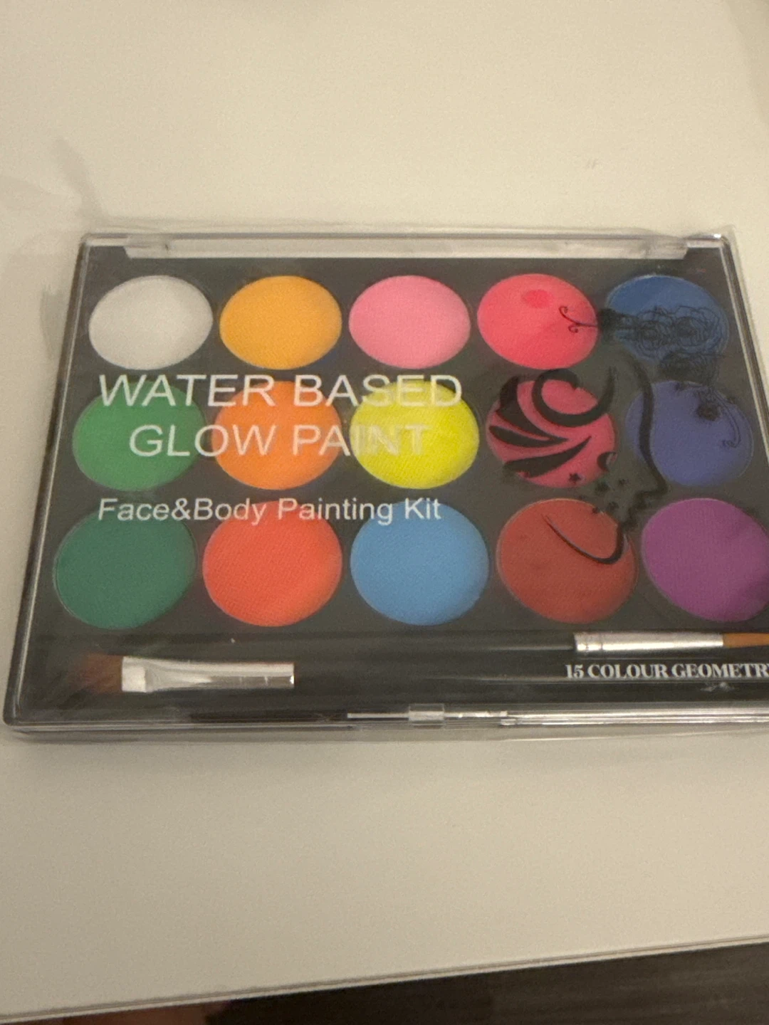 Water Based Glow Paint Face & Body Kit