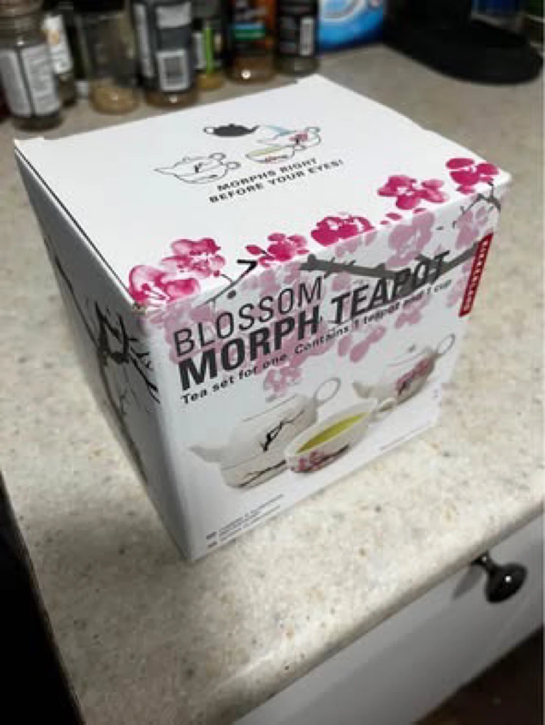 Brand New Kikkerland Blossom Morph Teapot and Cup Set - photo 2