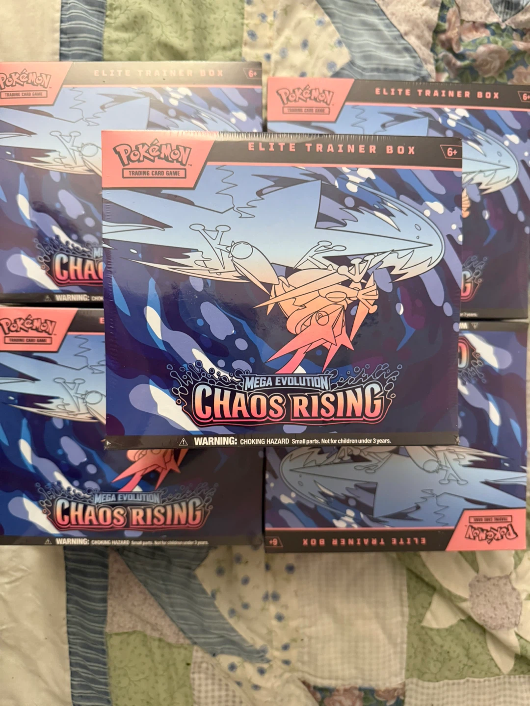 Sealed Pokemon Mega Evolution Chaos Rising Elite Trainer Box ETB