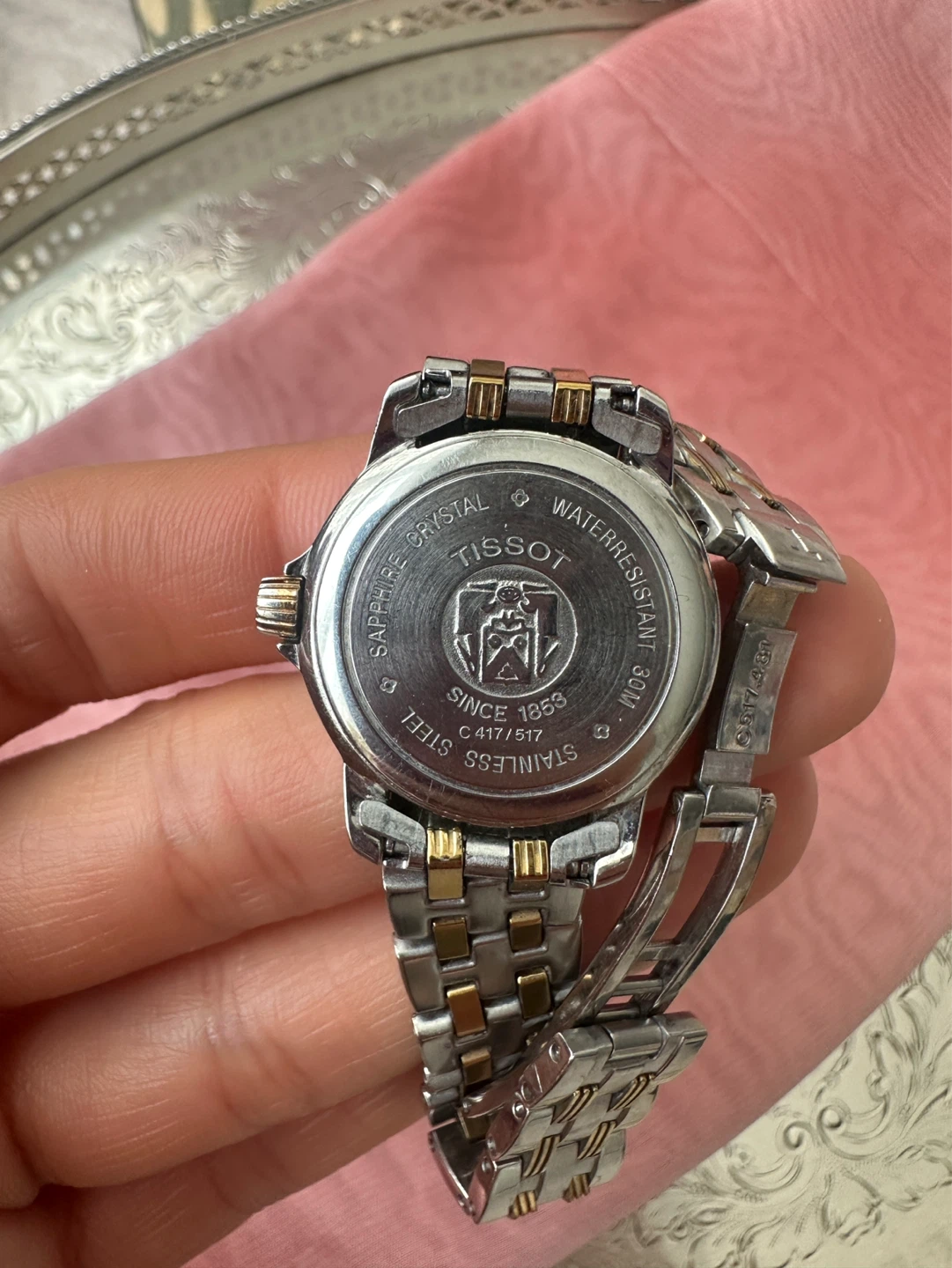 Tissot Ballade 90s Ladies Watch Stainless Steel Gold Tone - photo 5