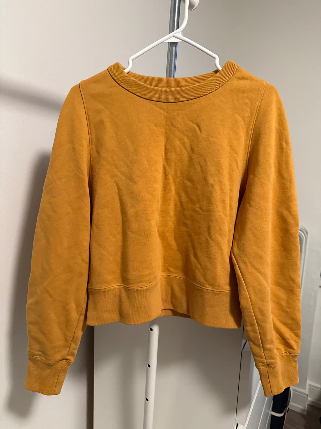 Uniqlo U Crewneck Sweatshirt - Mustard Yellow - M