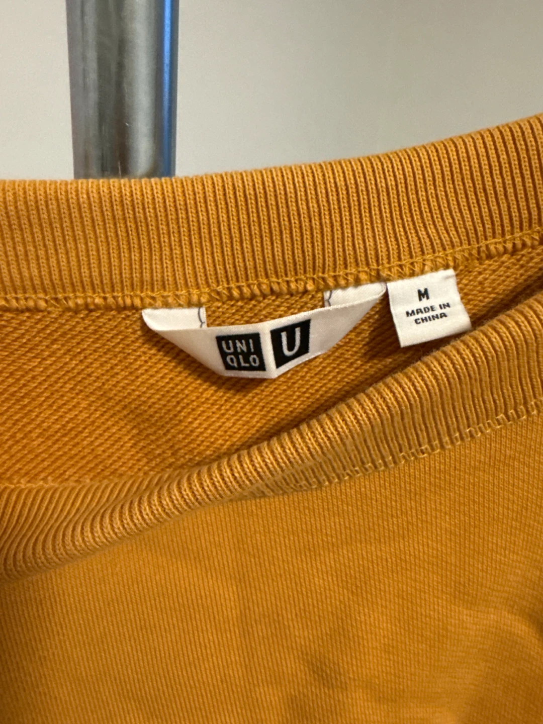 Uniqlo U Crewneck Sweatshirt - Mustard Yellow - M - photo 2