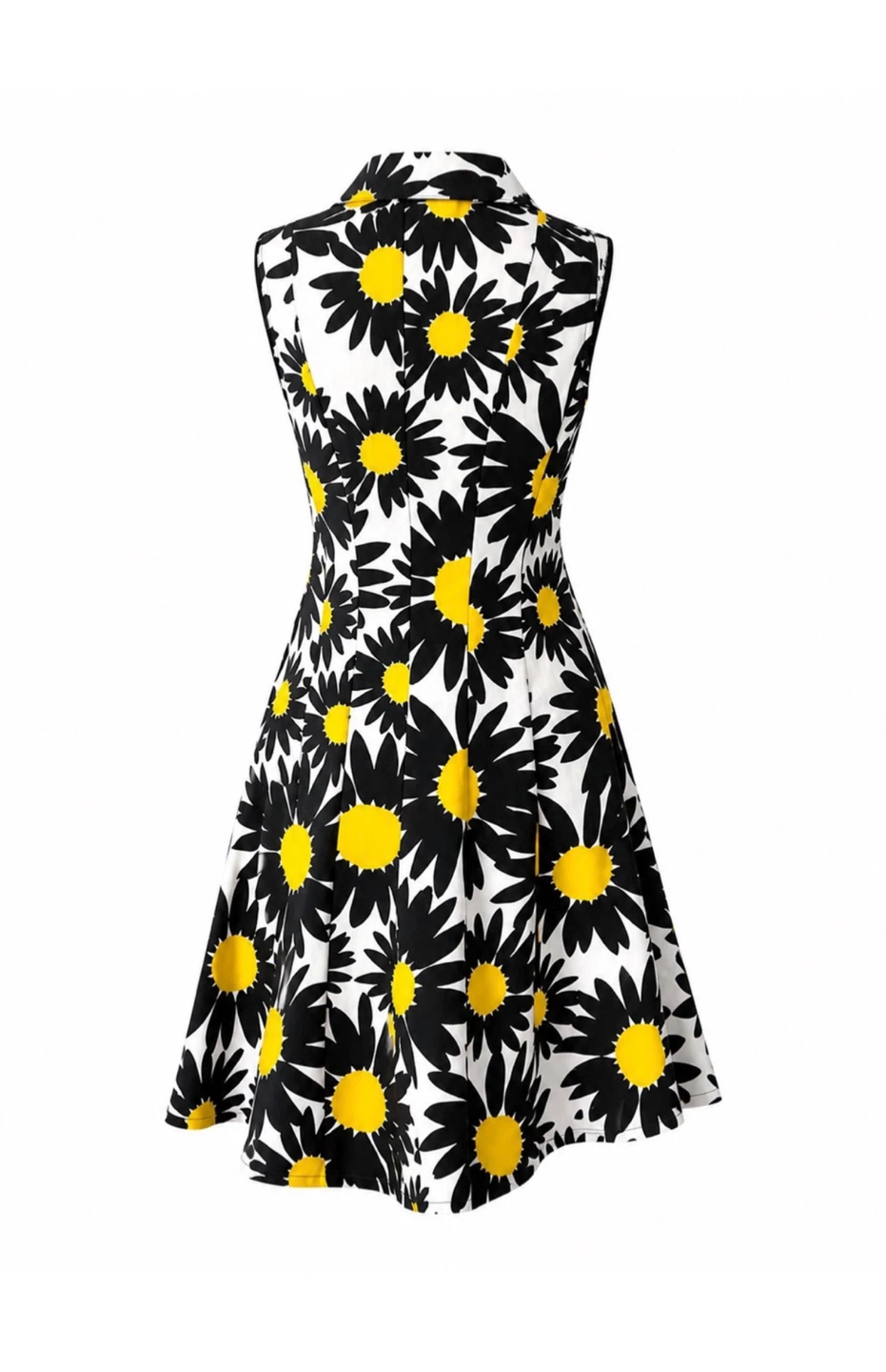 Sleeveless Daisy Print Dress - photo 4