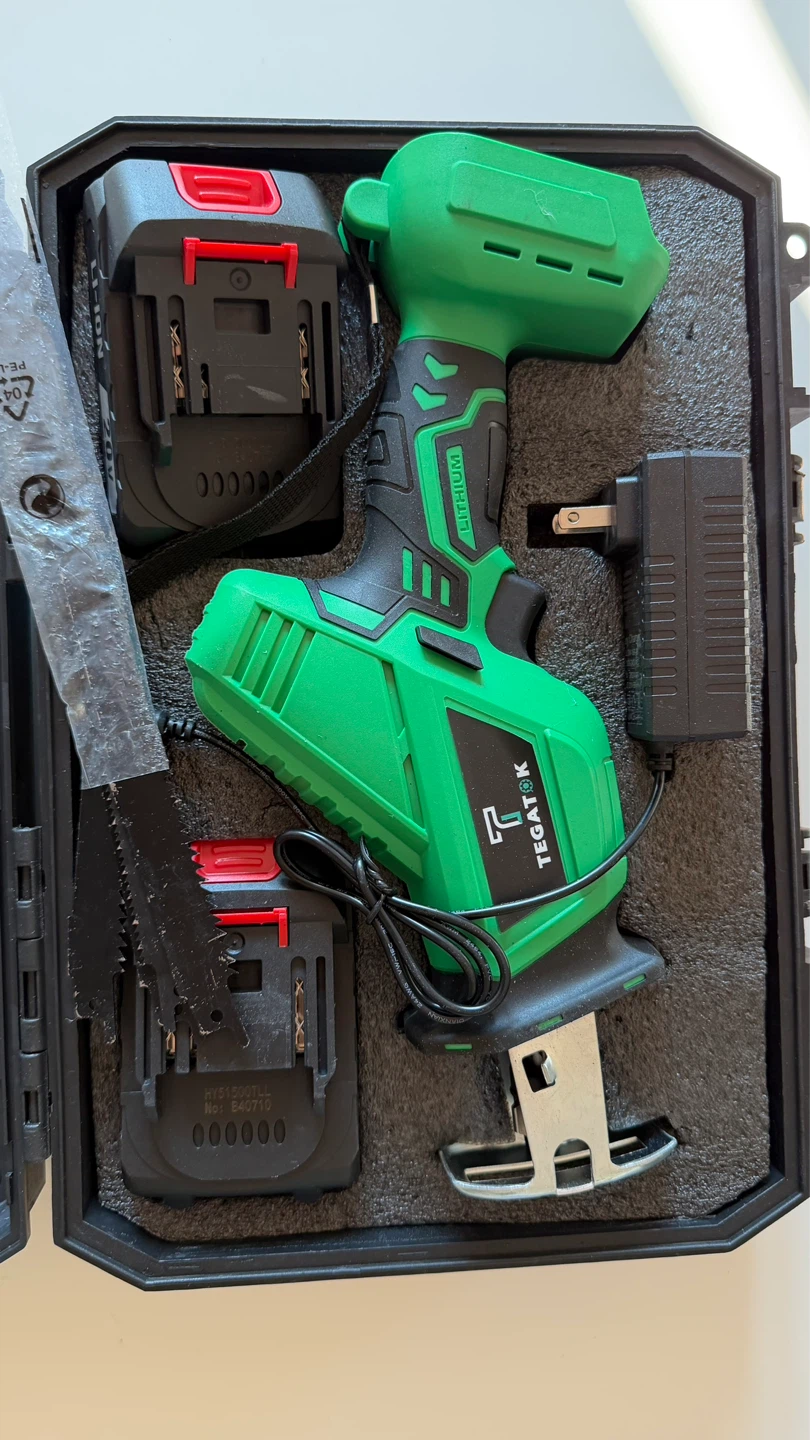 Cordless Reciprocal Saw with Batteries & Case - photo 3