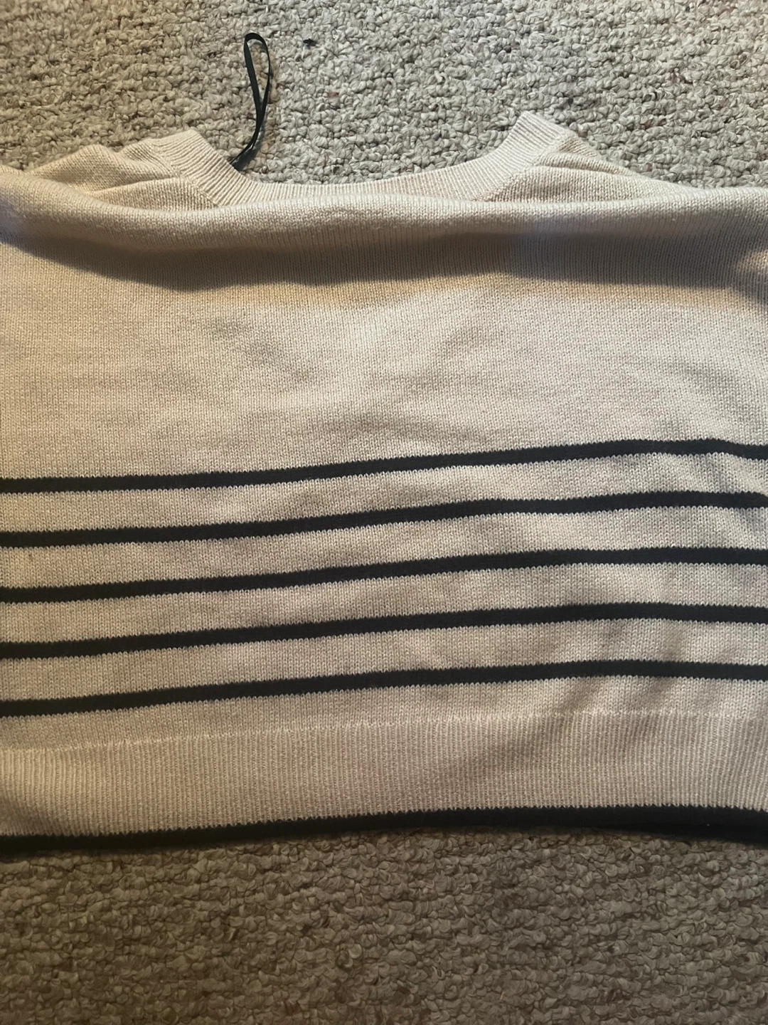 H&M Striped V-Neck Sweater - Size M - photo 2