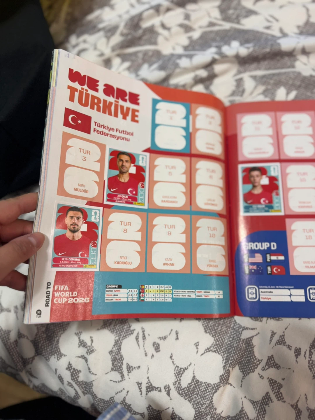 World Cup Panini  Soft Album + 42 Stickers Pasted - photo 5
