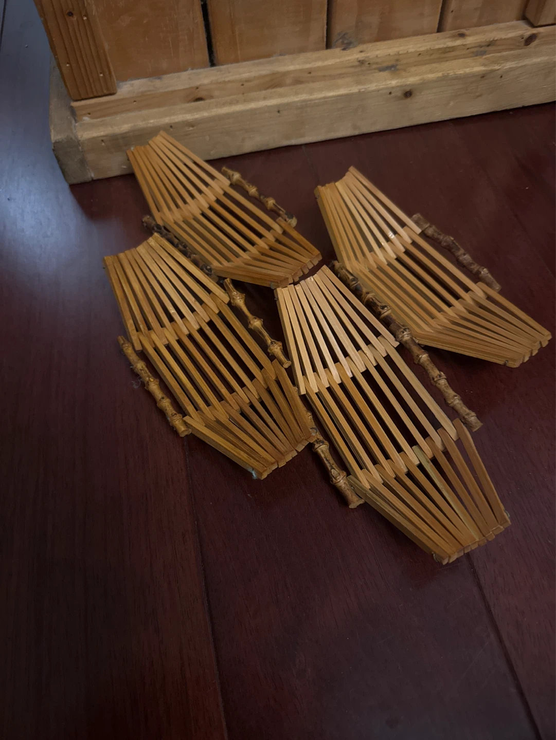 Set of 4 Bamboo Coasters