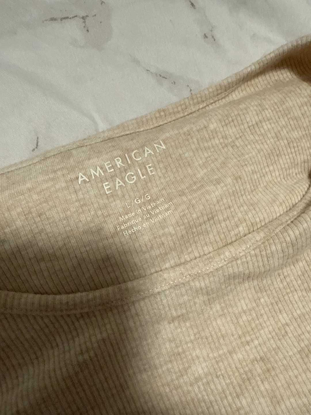 American Eagle Ribbed T-Shirt Size L - photo 2