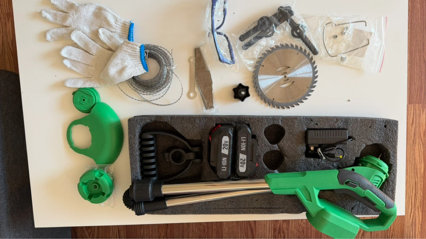 Cordless Electric Grasscutter and Weed Trimmer