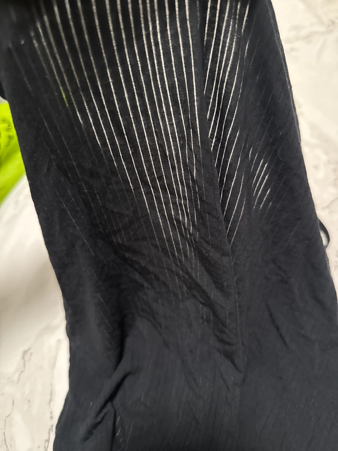 Black Ribbed Bodysuit - Size L - photo 2