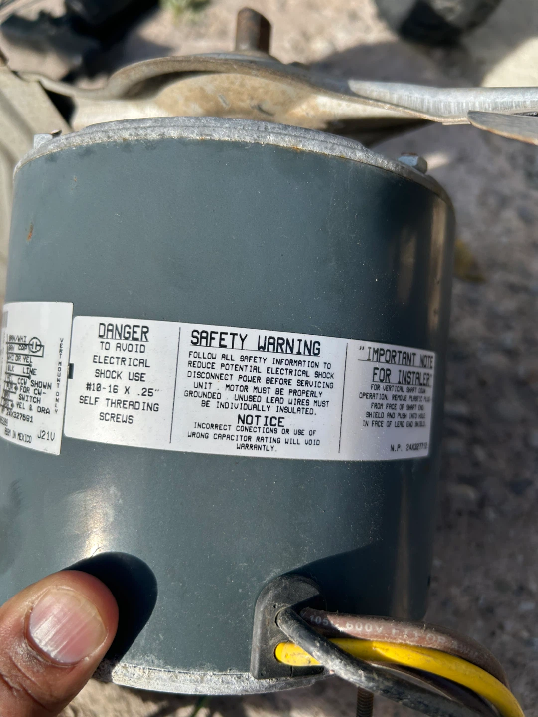 Genteq U715AS Fan Motor