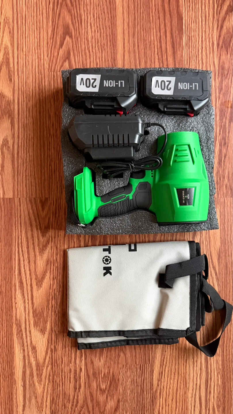 Cordless Blower with 2 Batteries & Charger