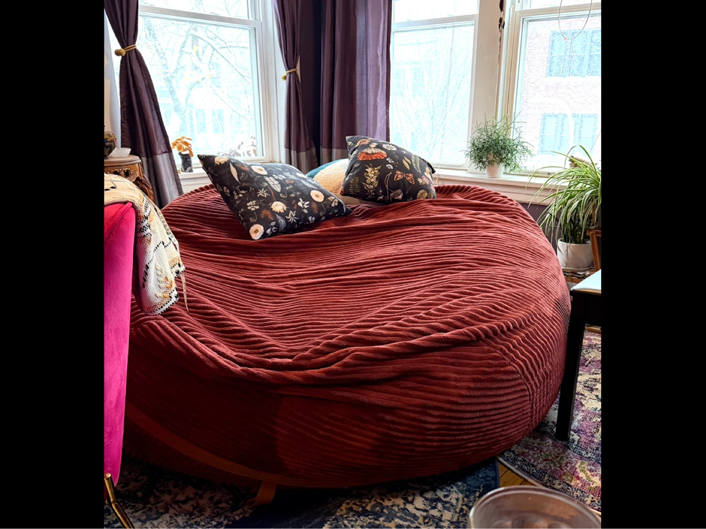 7ft Oversized Foam Bean Bag
