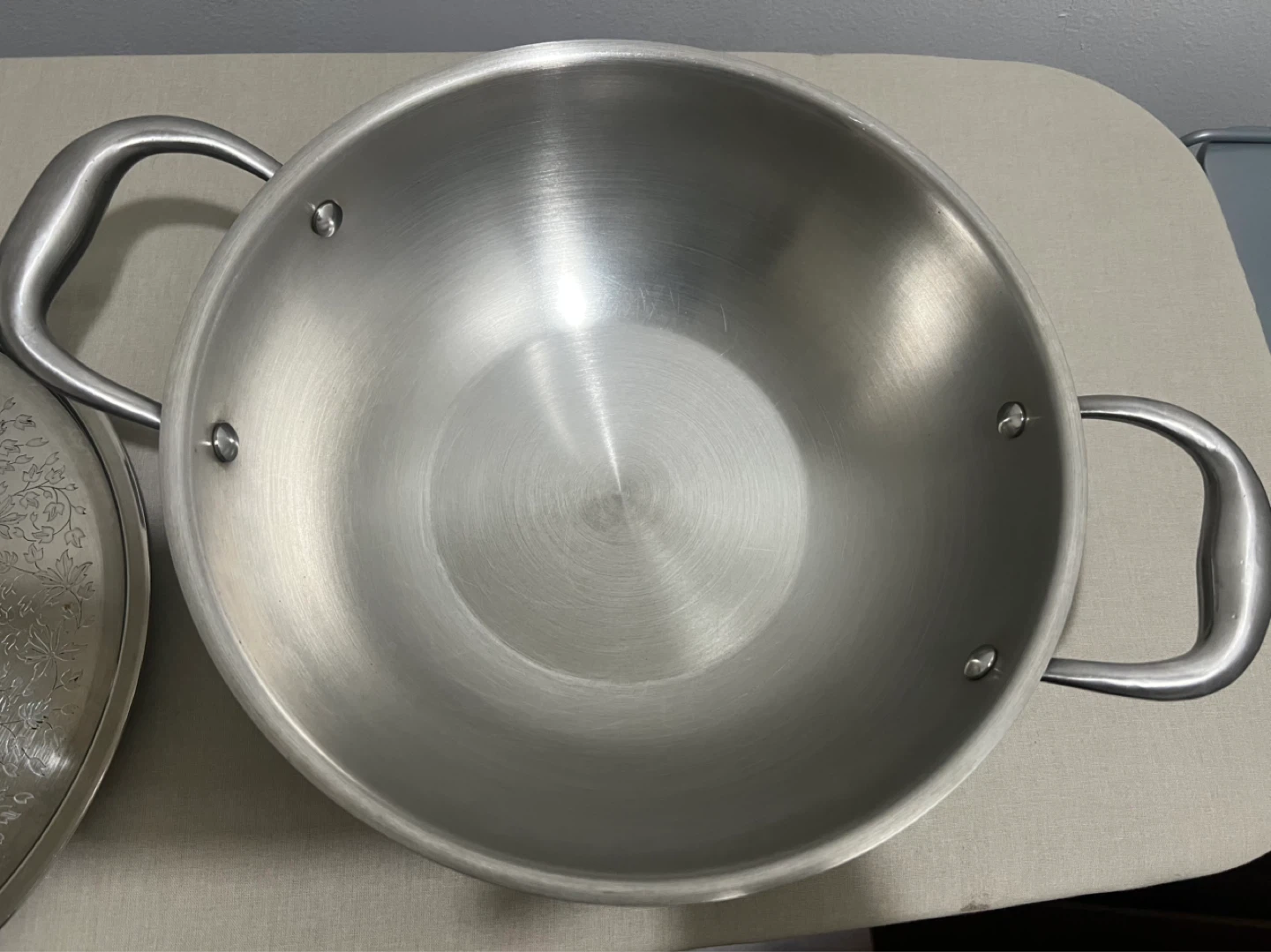 Stainless Steel Wok with Lid - photo 4