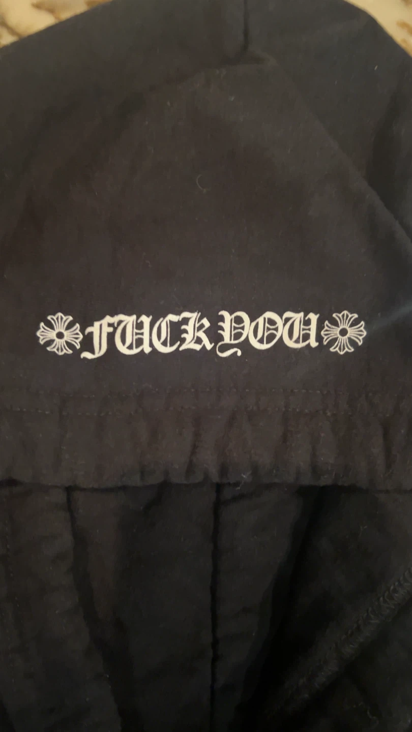 Chrome Hearts "Fuck You" Hoodie - photo 3