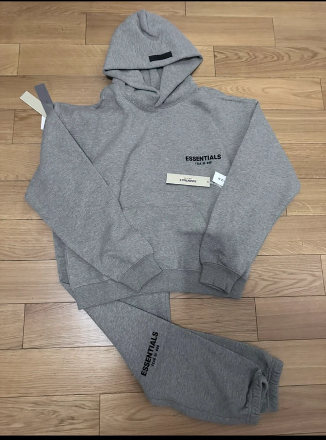 Essentials Fear of God Hoodie and Sweatpants Set - Grey