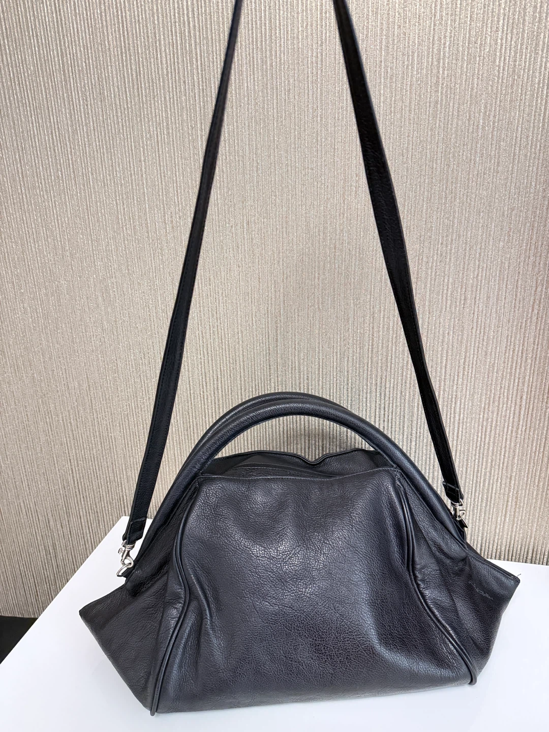 Black Leather Handbag