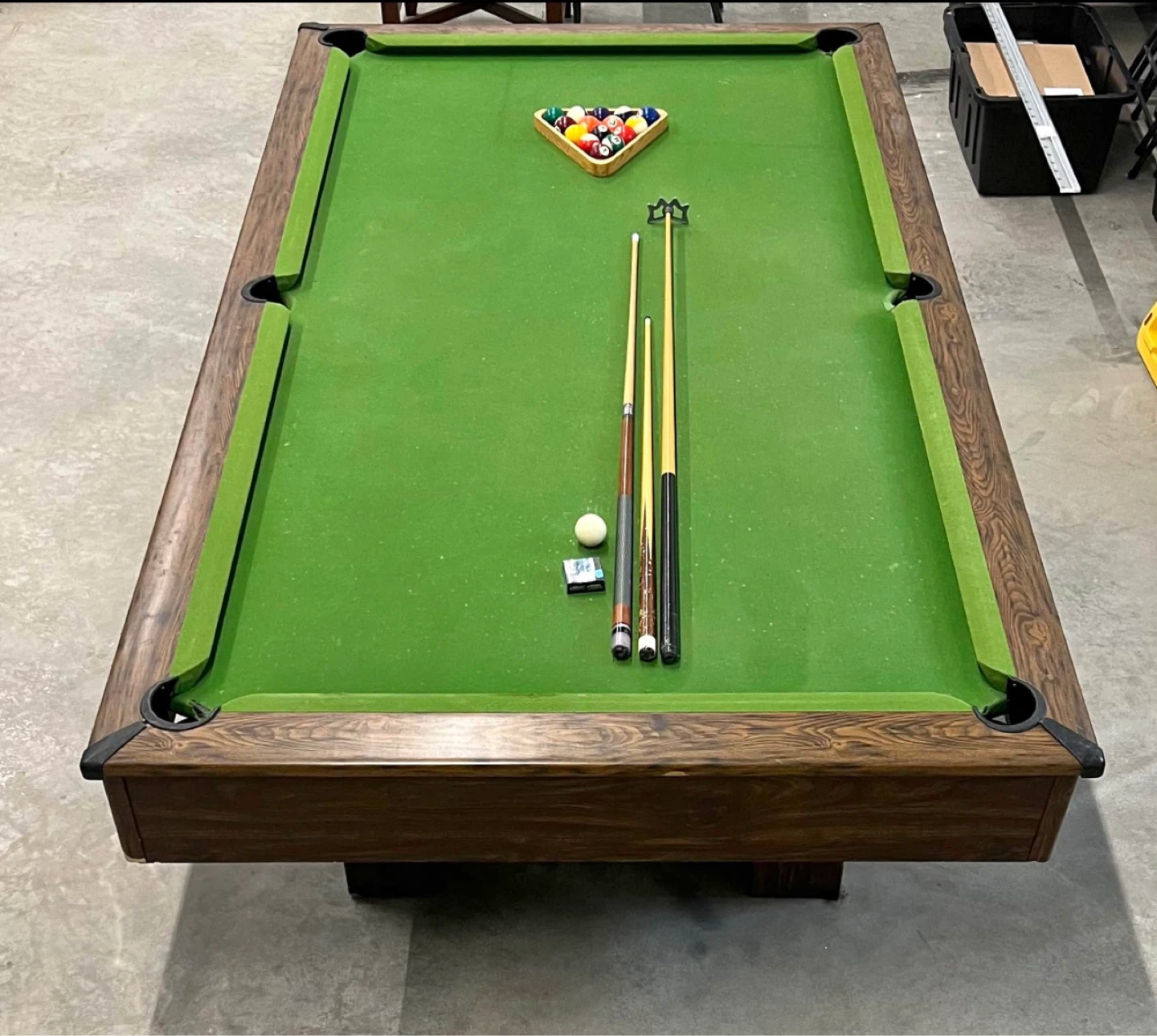 4x8 slate pool table