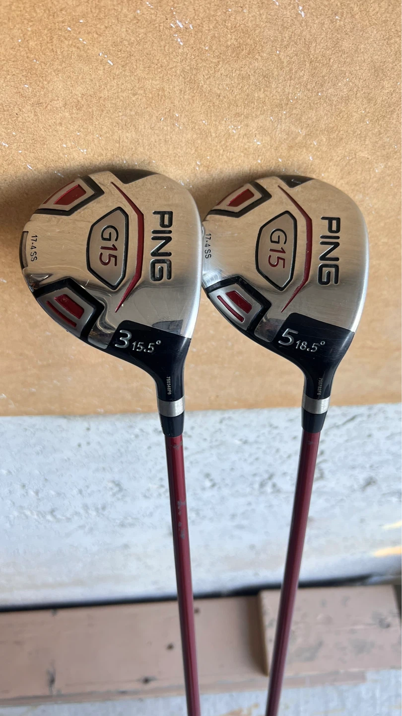 PING G15 3 & 5 Wood RH Golf Clubs - photo 3