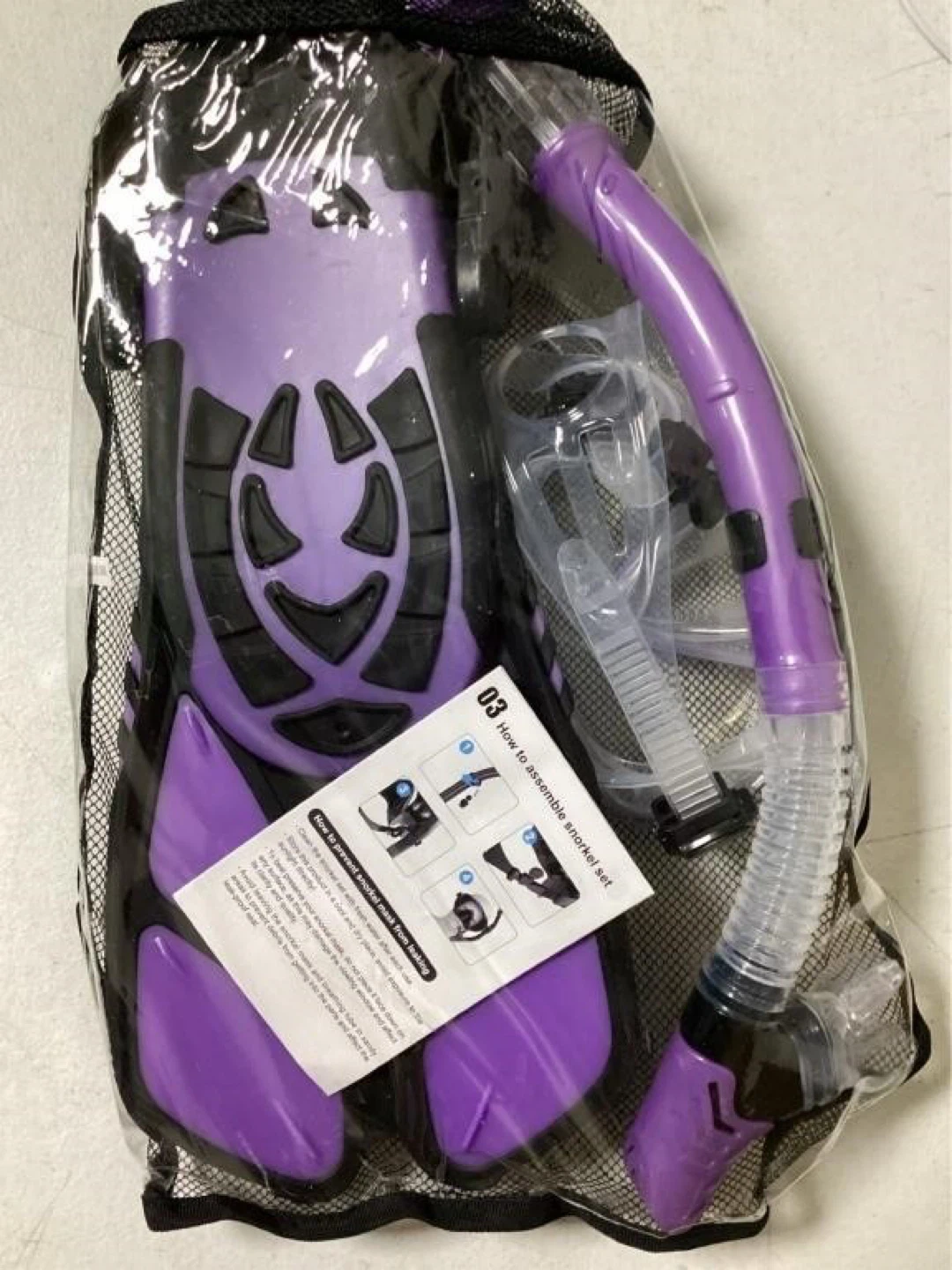 Snorkel Set with Mask, Fins, and Snorkel - photo 5