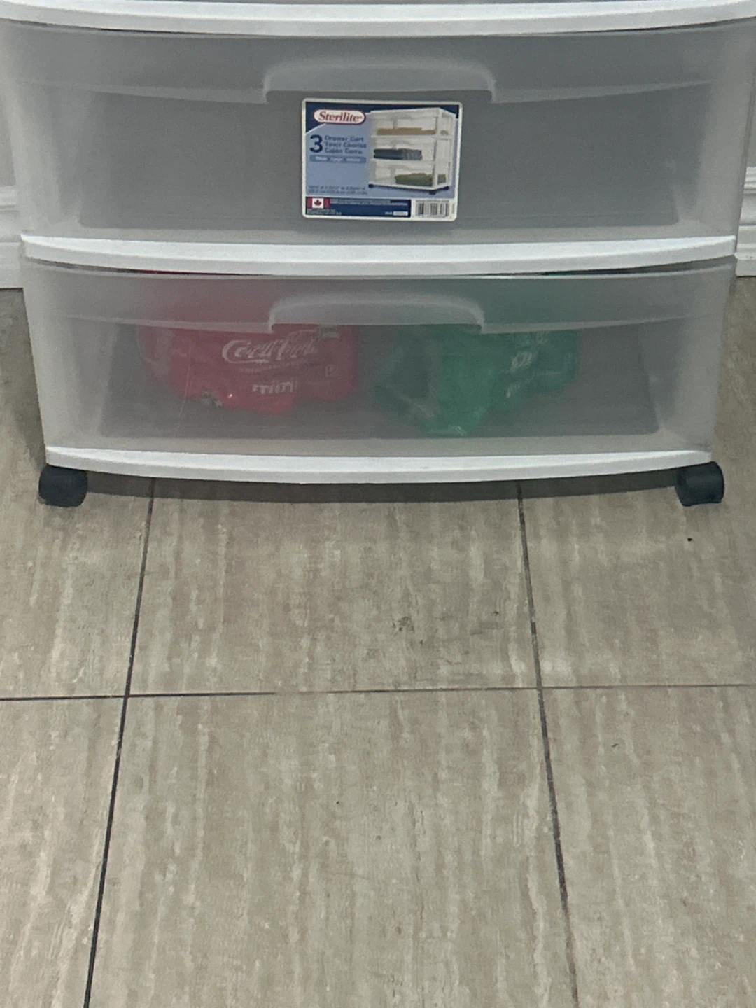 Sterilite 3 Drawer Cart