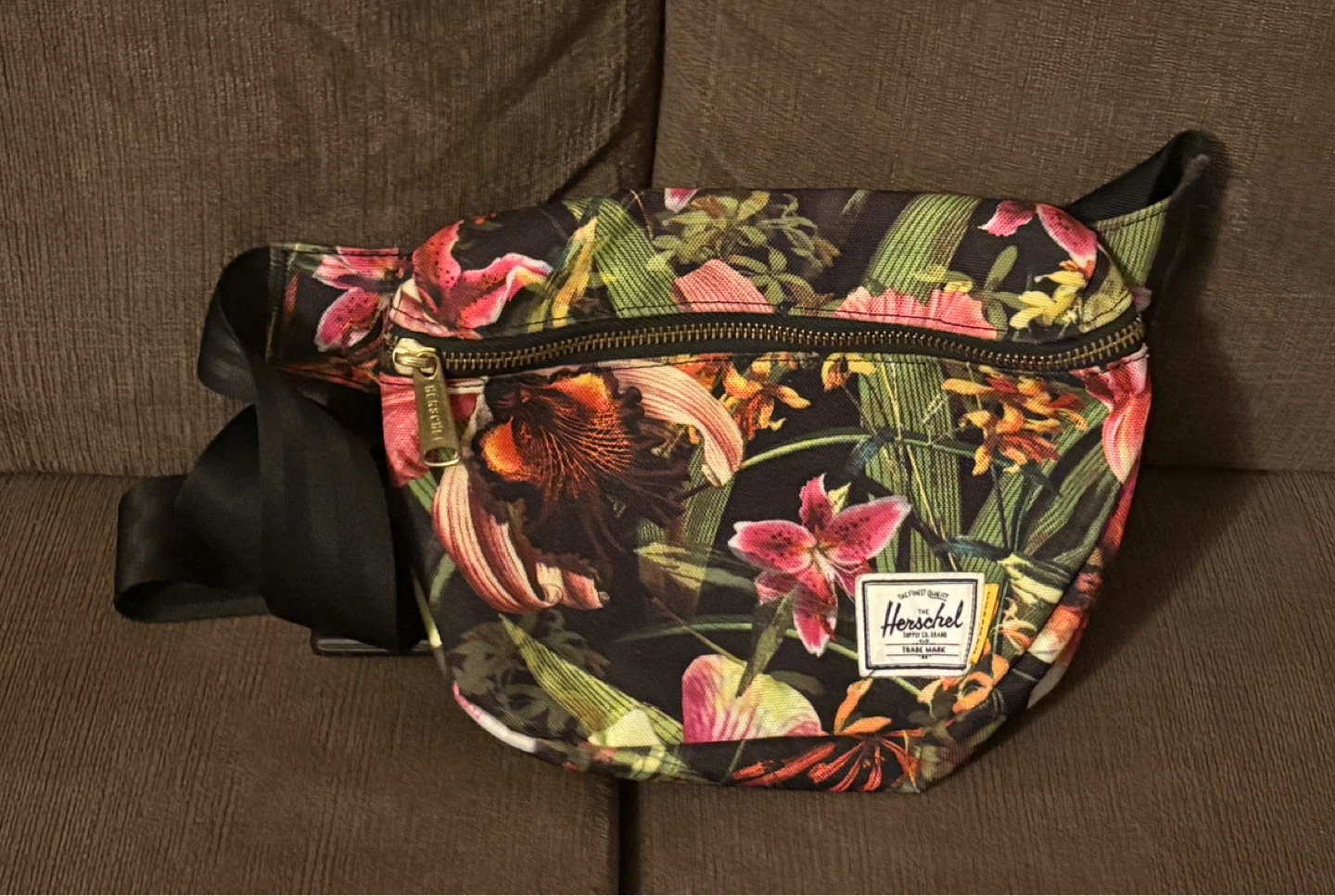 Herschel Fanny Pack Hoffman Tropical Jungle Print