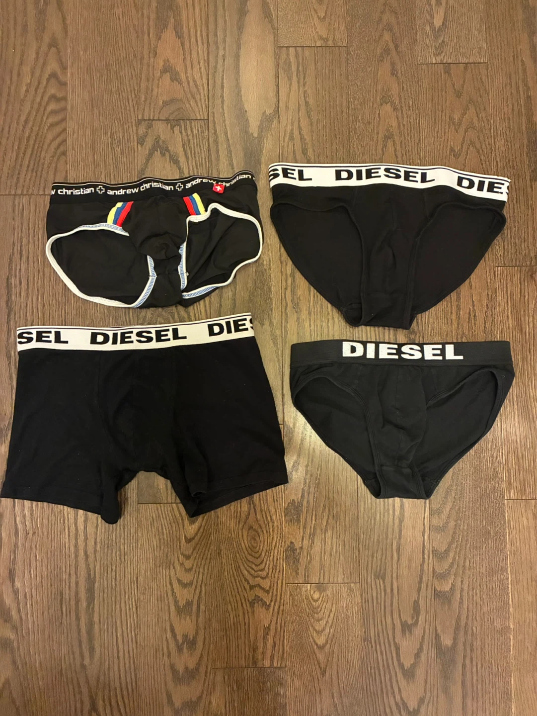 Diesel and Andrew Christian Underwear Bundle