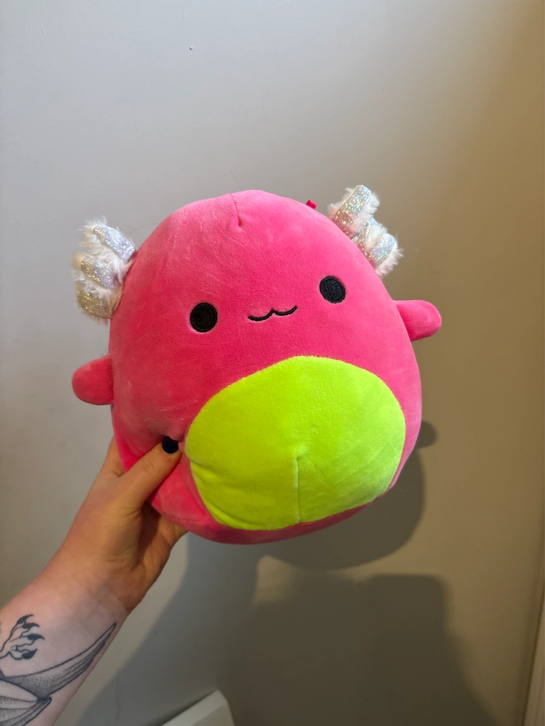 Pink Axolotl Squishmallow
