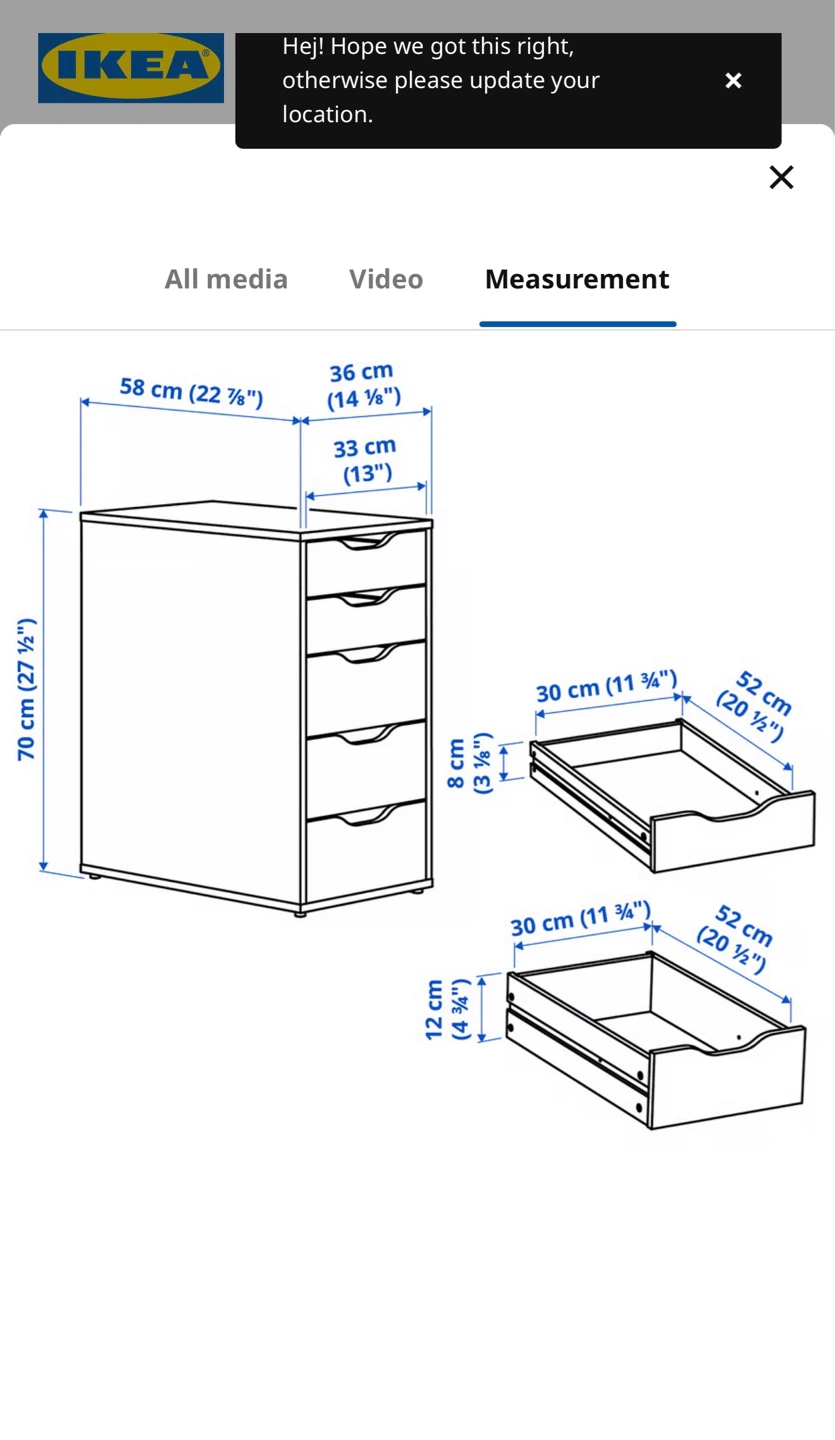 2- IKEA ALEX Drawer Unit, White - photo 3