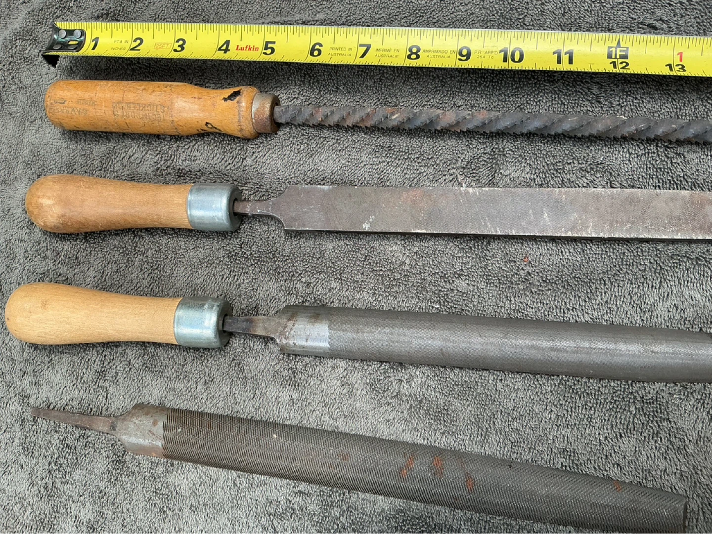 5 Vintage Hand Files & Rasps Set ! - photo 5