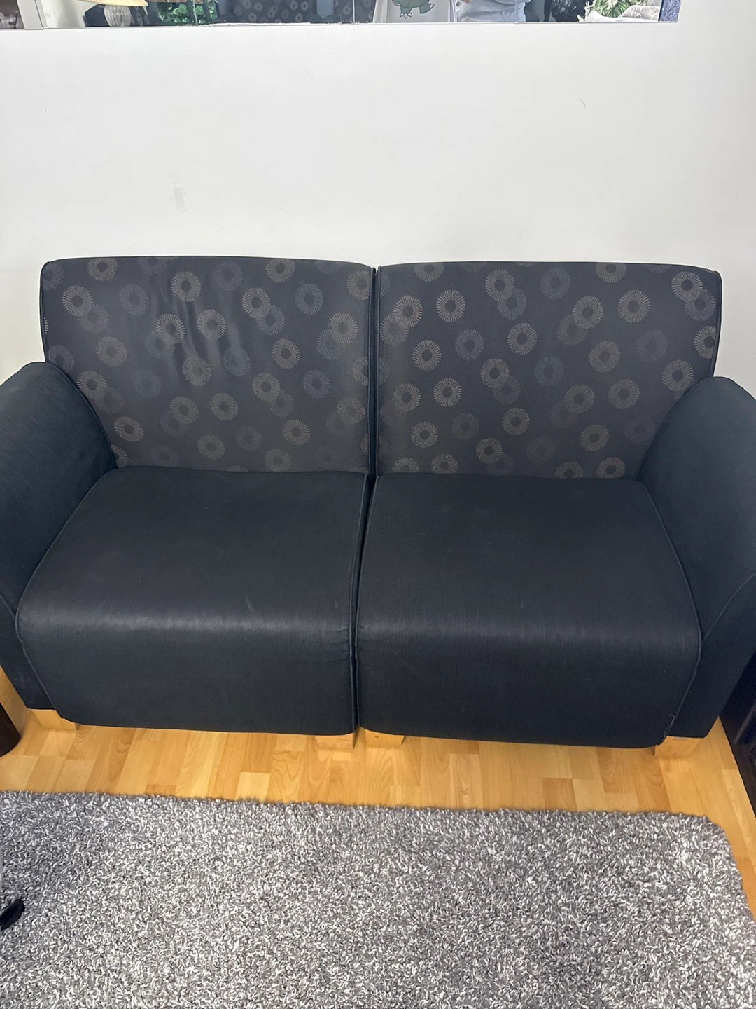 Black 3-Seater Sofa - photo 5