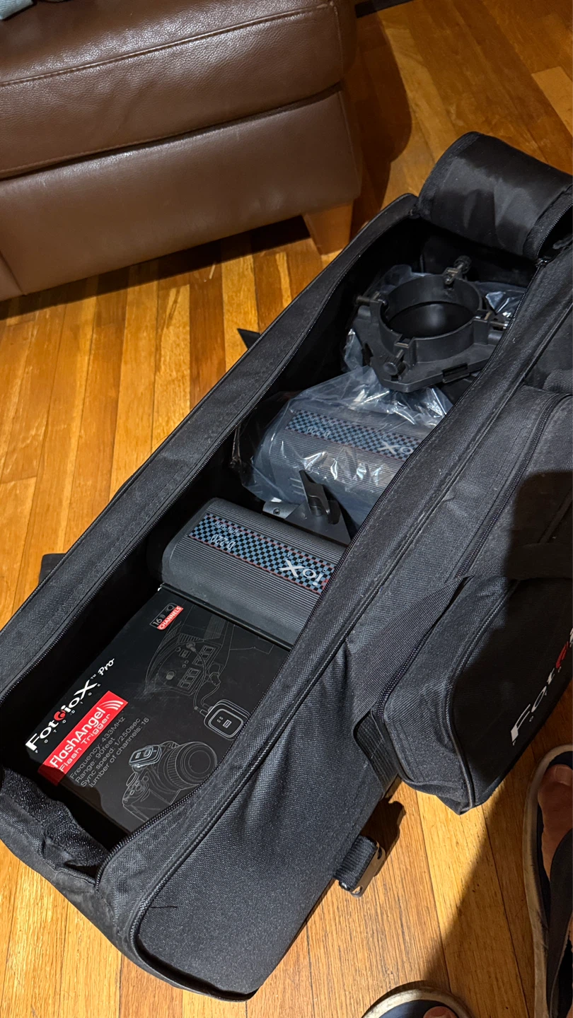 Flash light kit for photo studio fotodiox