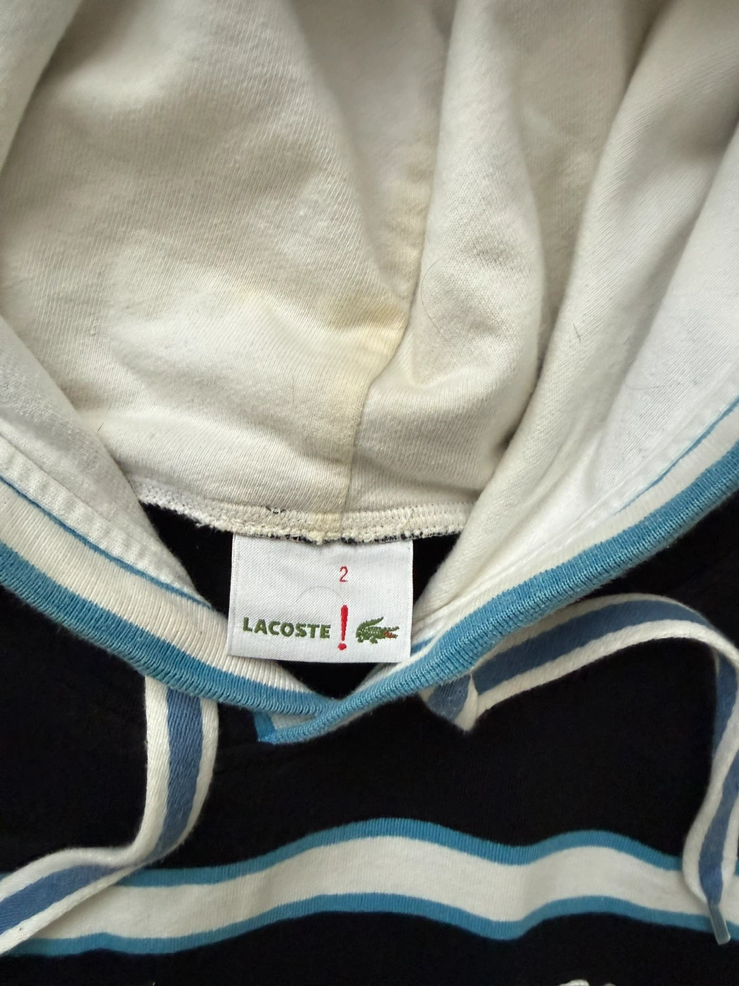 Lacoste Striped Hoodie - photo 2
