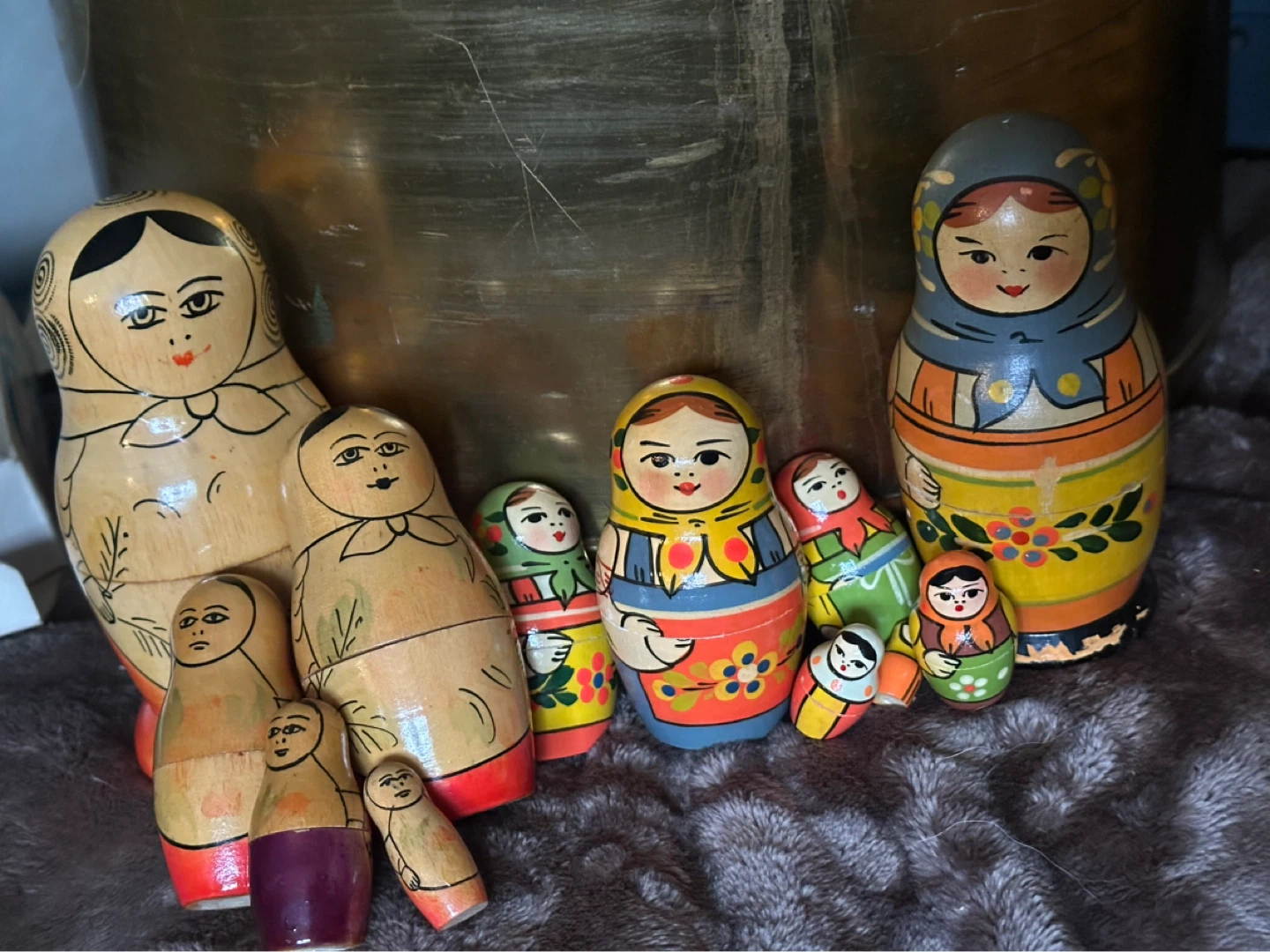 Stacking Russian dolls