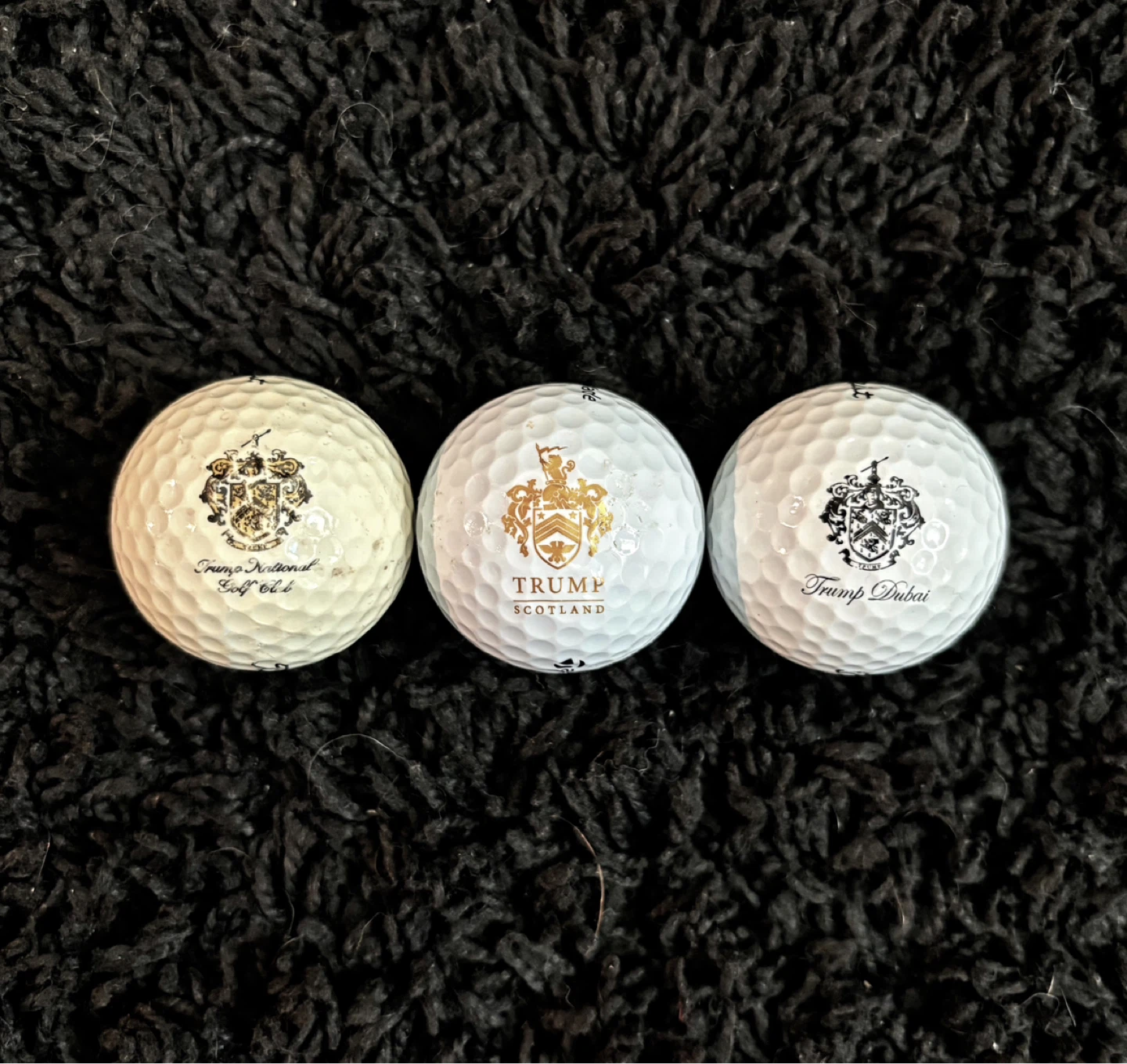 3 x Donald Trump National Golf Balls - photo 2