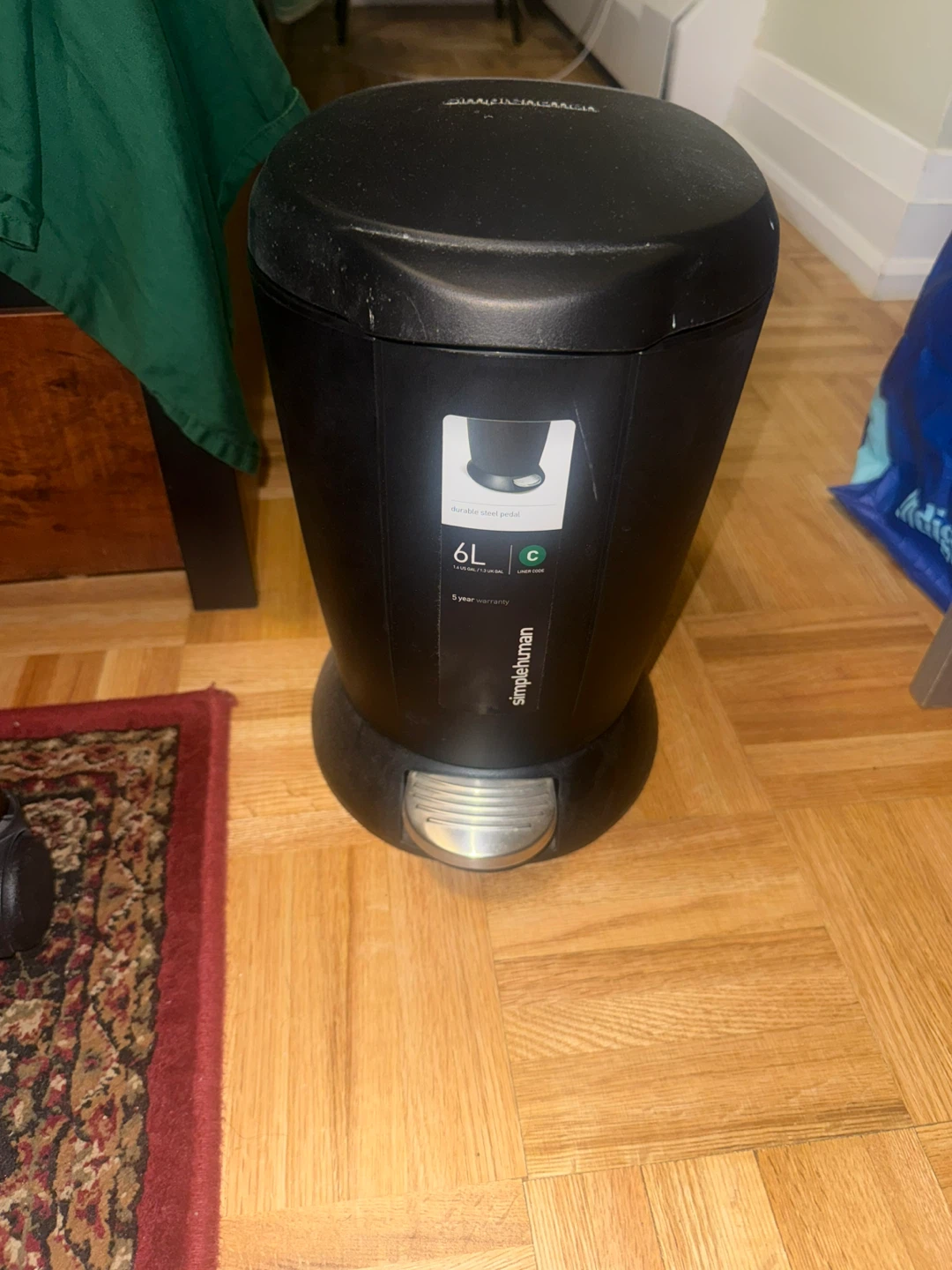 6L Pedal Trash Can