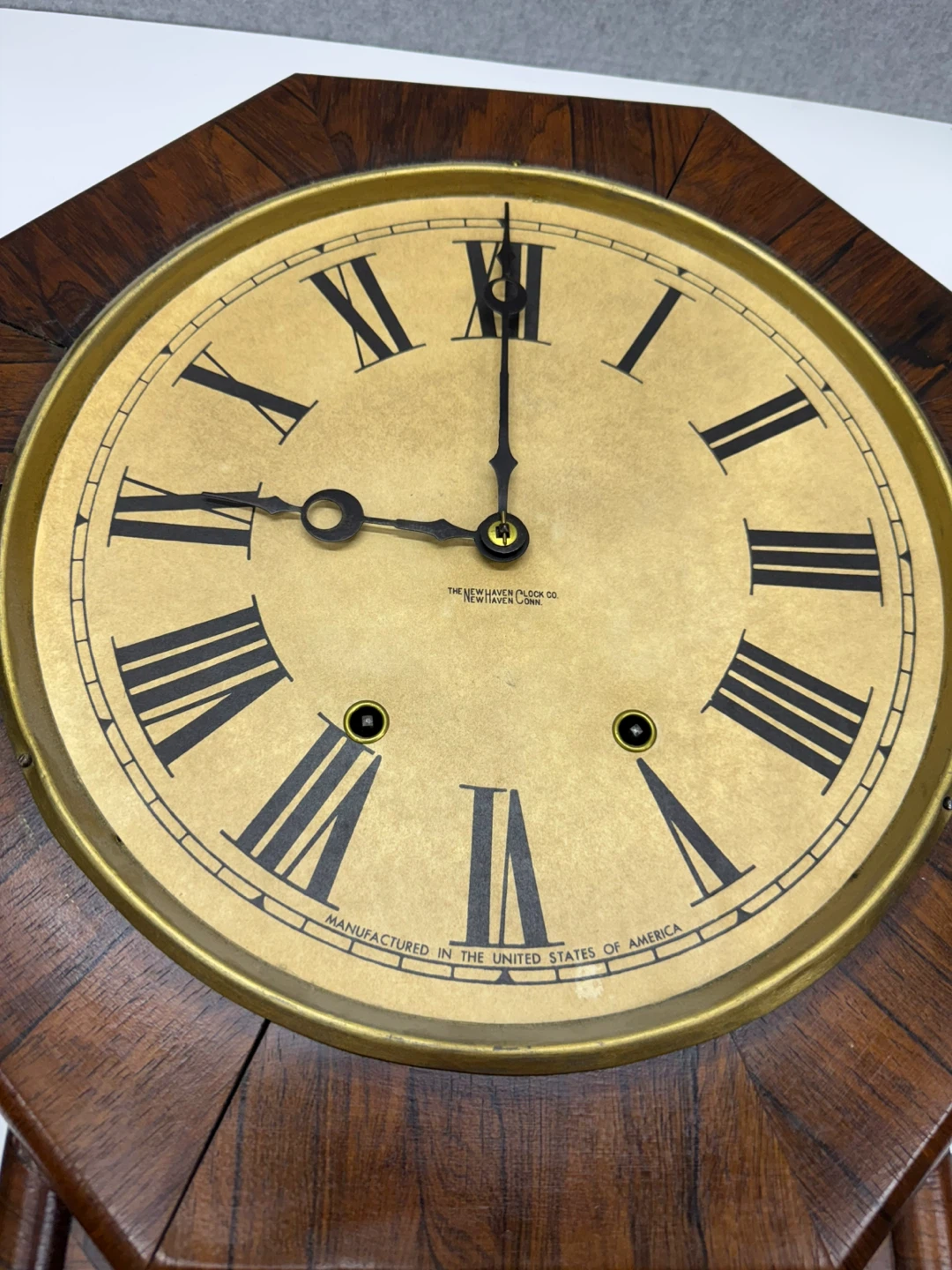 New Haven Clock Co. Octagon Eight Day Clock - photo 3