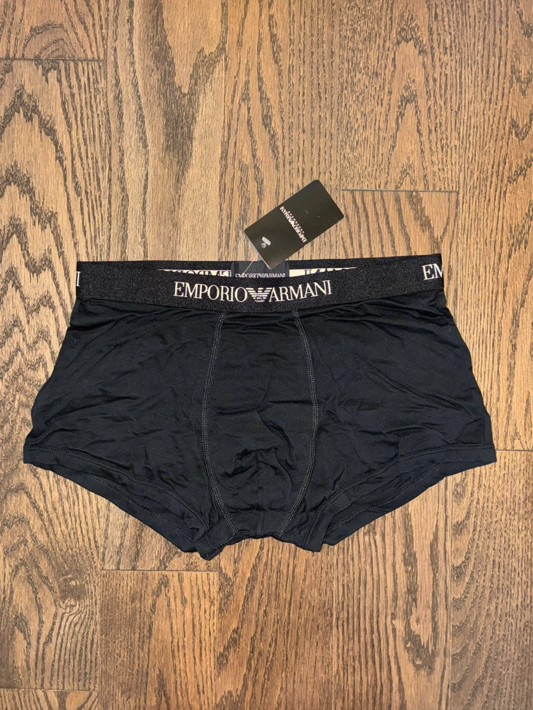 Emporio Armani Men's Boxer Briefs - Black - Medium