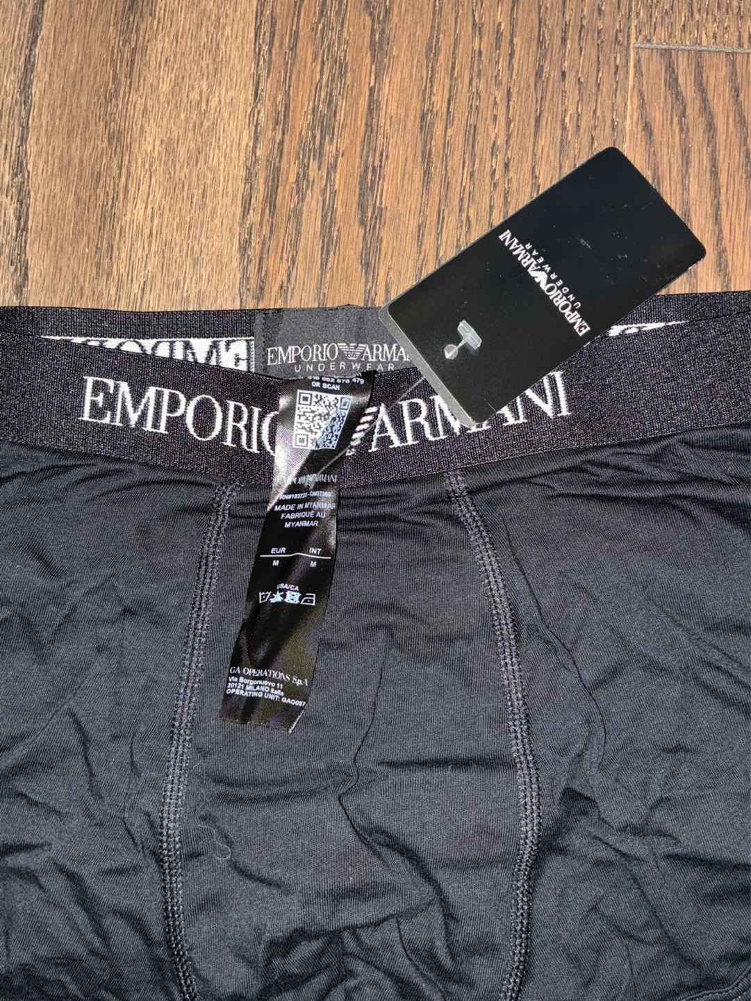 Emporio Armani Men's Boxer Briefs - Black - Medium - photo 2