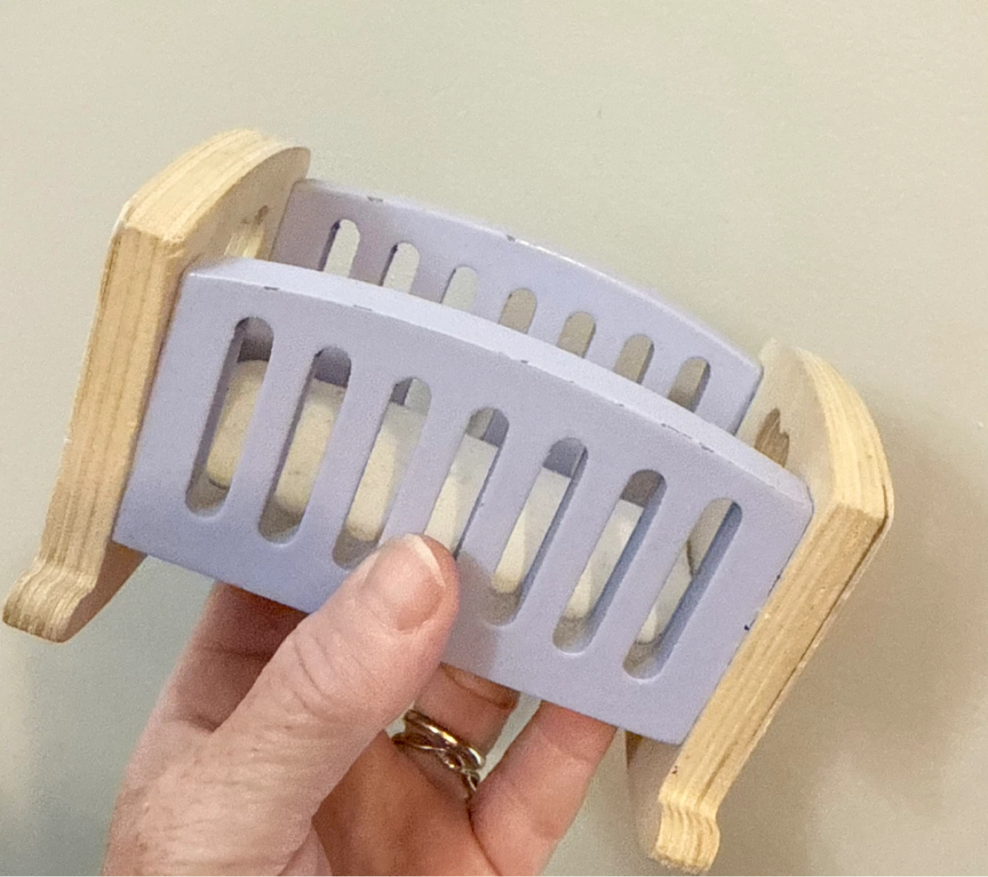 Wooden Doll Cradle