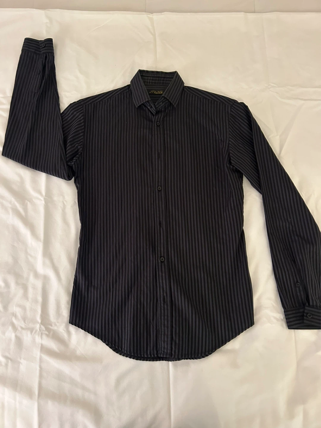 Zara Man Striped Dress Shirt
